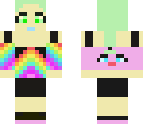 rainbow girl