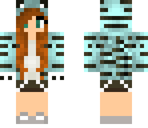 teal tiger girl
