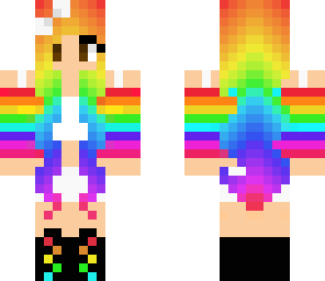 rainbow girl