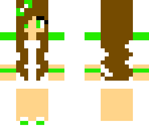 green beach girl