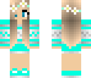 mint green flower girl