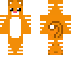 added on white cat stripes