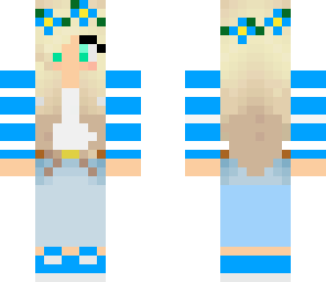 blue girl