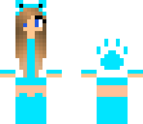 blue wolf girl