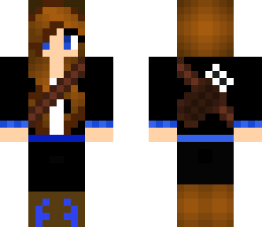 random bow and arrow girl with hair highlights