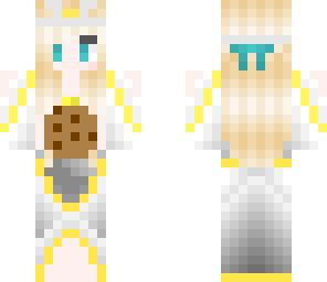 elven princess holding a cookie