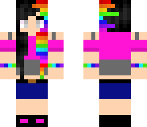 rainbow girl