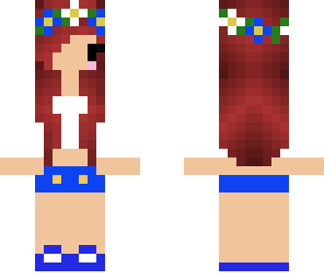 red hair chibi