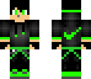 green hoodie