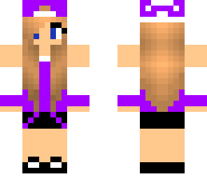 adorable purple girl