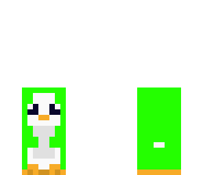 green penguin