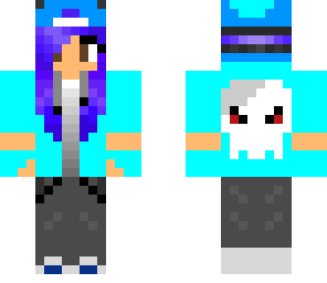 cntry blue hair