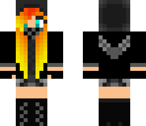 fire hair ninja girl