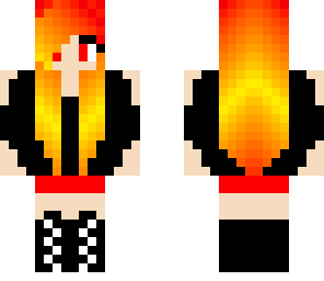 cute fire girl
