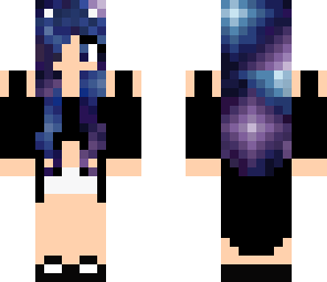 gothic galaxy skin