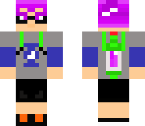 splatoon inkling boy purple variant