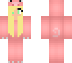 blond pig girl