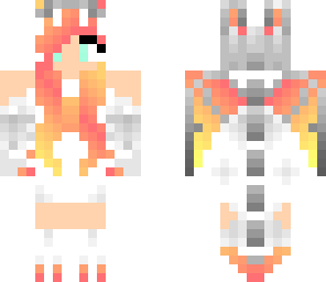 edited fire dragon skin