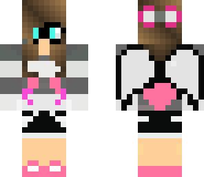 nerdy girl with bow