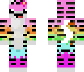 tiger rainbow girl