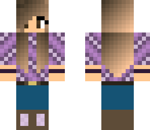 purple pattern girl
