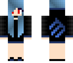 blue girl