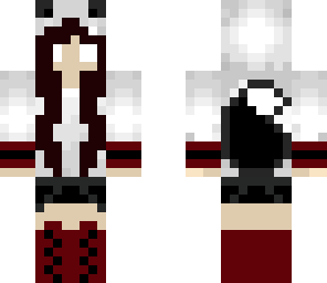 red wolf herobrine girl