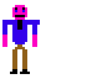 purple man