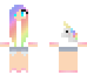 cute rainbowunicorn girl