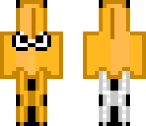 orange splatoon squid inkling