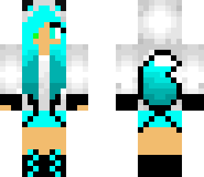 blue spring wolf girl