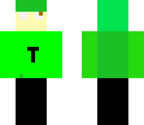 green hoodie man