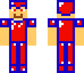steve in sapphire and ruby armor