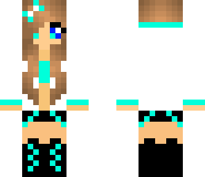 blue gamer girl