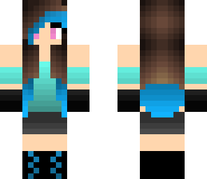 blue and black
