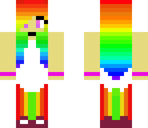 rainbow girl