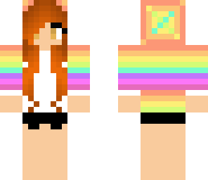 rainbow girl
