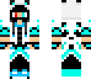 colored eyed assassian panda boy