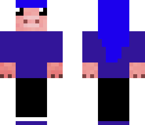 blue hair piggy