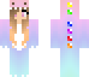 dinasour rainbow girl