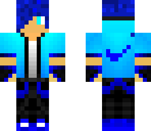 blue nike fighter