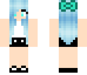 cute blue girl