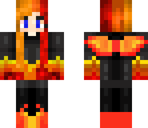 flame girl edit