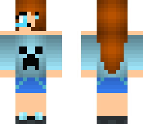 blue creeper girl