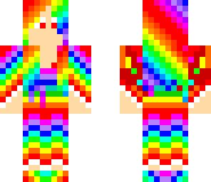 rainbow dragon girl