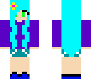 cool purple girl