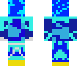 blue man