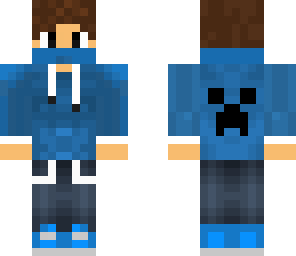 blue creeper boy scarf edit