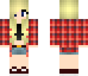 edited blond plaid girl