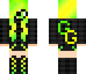 green and yellow girl